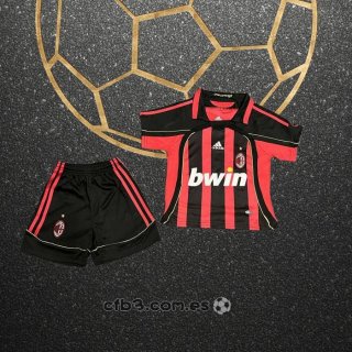 Retro Camiseta AC Milan Primera Nino 2006-2007
