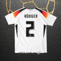 Camiseta Alemania Jugador Rudiger Primera 2024