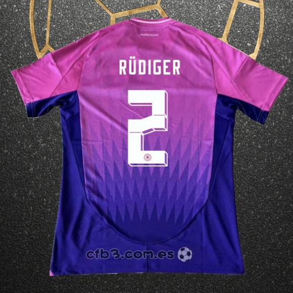 Camiseta Alemania Jugador Rudiger Segunda 2024