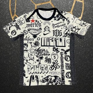 Camiseta Pre Partido del America 2024 Blanco