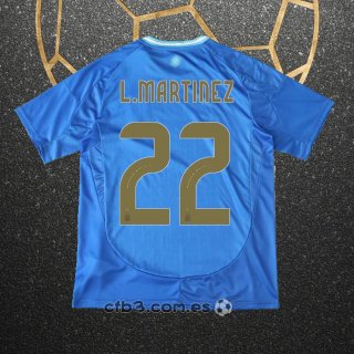 Camiseta Argentina Jugador L.Martinez Segunda 2024