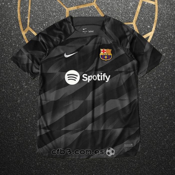 Camiseta Barcelona Portero 23-24 Negro