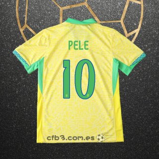 Camiseta Brasil Jugador Pele Primera 2024