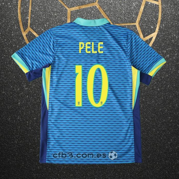 Camiseta Brasil Jugador Pele Segunda 2024