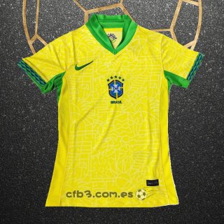 Camiseta Brasil Primera Mujer 2024