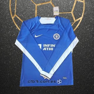 Camiseta Chelsea Primera Manga Larga 23-24