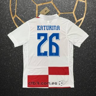 Camiseta Croacia Jugador Baturina Primera 2024