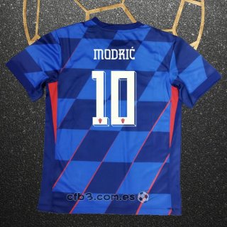 Camiseta Croacia Jugador Modric Segunda 2024