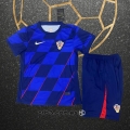 Camiseta Croacia Segunda Nino 2024