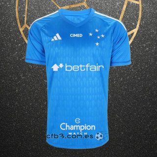 Tailandia Camiseta Cruzeiro Portero 2023 Azul