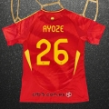 Camiseta Espana Jugador Ayoze Primera 2024