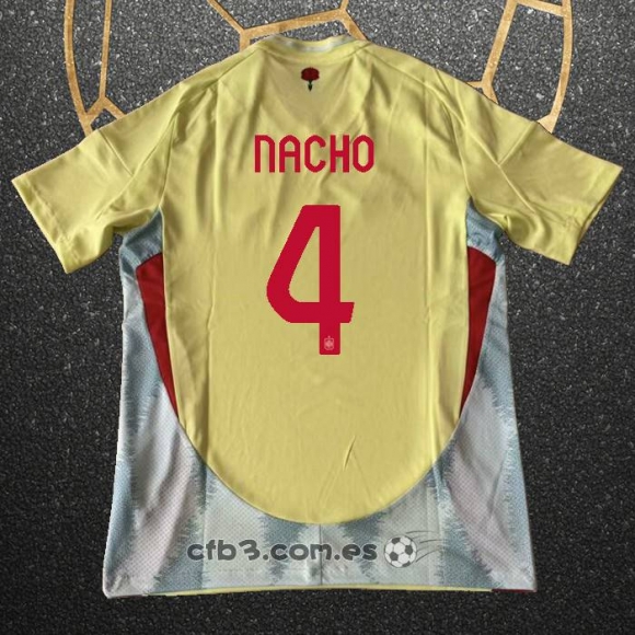 Camiseta Espana Jugador Nacho Segunda 2024