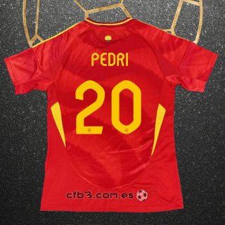 Camiseta Espana Jugador Pedri Primera 2024