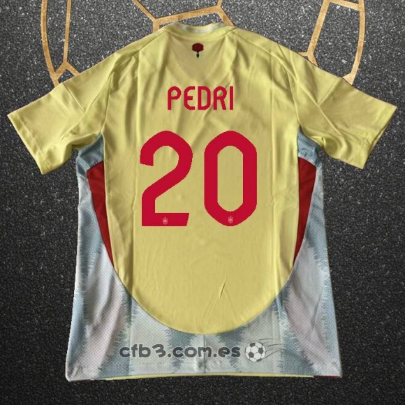 Camiseta Espana Jugador Pedri Segunda 2024