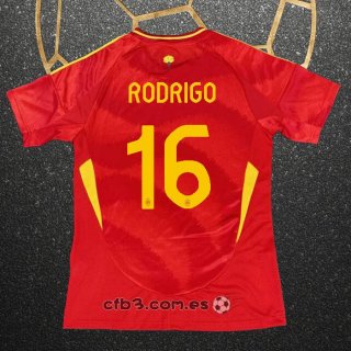 Camiseta Espana Jugador Rodrigo Primera 2024