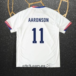 Camiseta Estados Unidos Jugador AAronson Primera 2024