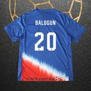 Camiseta Estados Unidos Jugador Balogun Segunda 2024