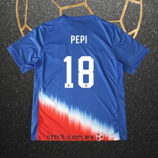 Camiseta Estados Unidos Jugador Pepi Segunda 2024