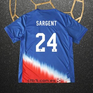 Camiseta Estados Unidos Jugador Sargent Segunda 2024