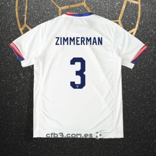 Camiseta Estados Unidos Jugador Zimmerman Primera 2024