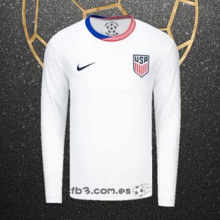 Camiseta Estados Unidos Primera Manga Larga 2024