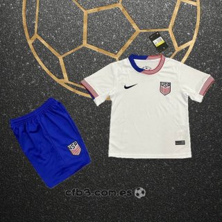 Camiseta Estados Unidos Primera Nino 2024
