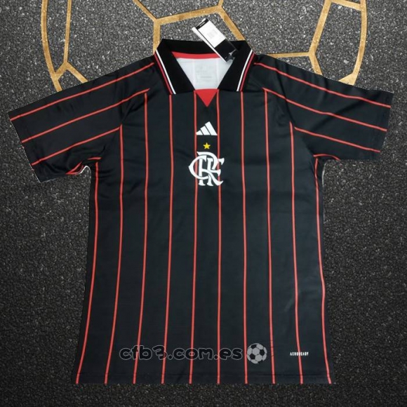 Camiseta Polo del Flamengo 24-25 Negro