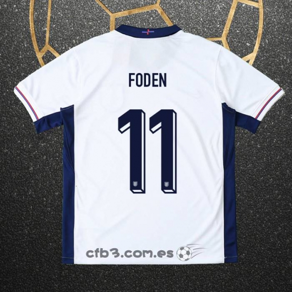 Camiseta Inglaterra Jugador Foden Primera 2024