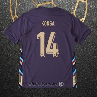 Camiseta Inglaterra Jugador Konsa Segunda 2024