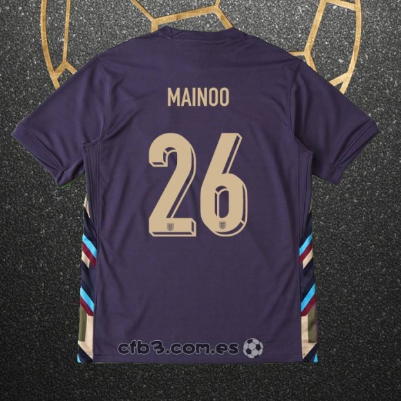 Camiseta Inglaterra Jugador Mainoo Segunda 2024