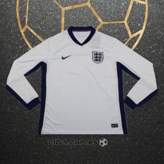 Camiseta Inglaterra Primera Manga Larga 2024