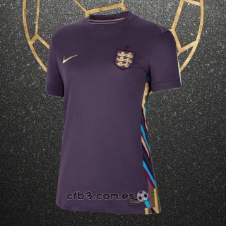 Camiseta Inglaterra Segunda Mujer 2024