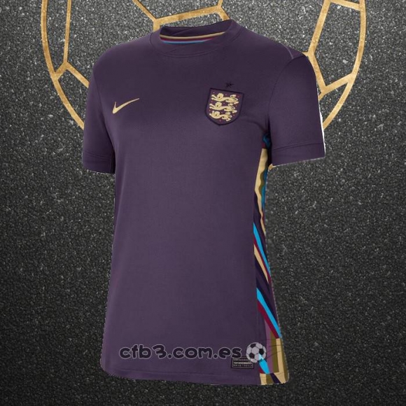 Camiseta Inglaterra Segunda Mujer 2024