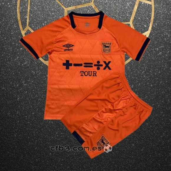 Camiseta Ipswich Town Segunda Nino 23-24