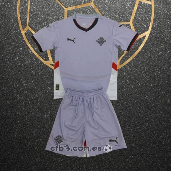 Camiseta Islandia Segunda Nino 2024