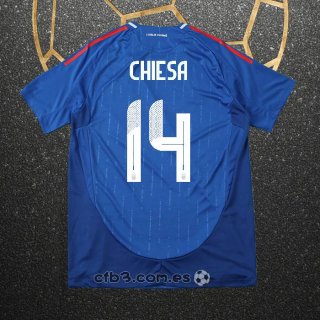 Camiseta Italia Jugador Chiesa Primera 24-25