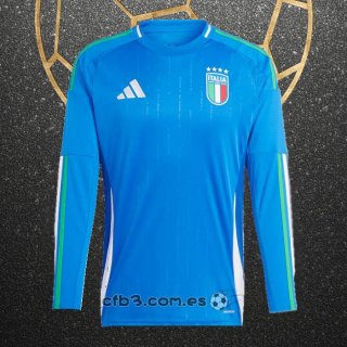 Camiseta Italia Primera Manga Larga 24-25