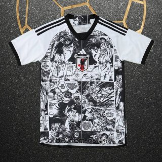 Tailandia Camiseta Japon Anime 24-25 Negro y Blanco