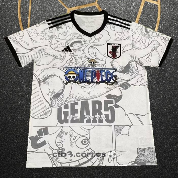 Tailandia Camiseta Japon ONE PIECE 24-25 Blanco