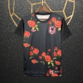 Tailandia Camiseta Japon Rose 24-25 Negro