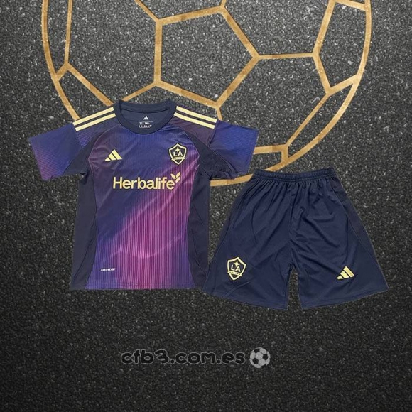 Camiseta Los Angeles Galaxy Segunda Nino 2025