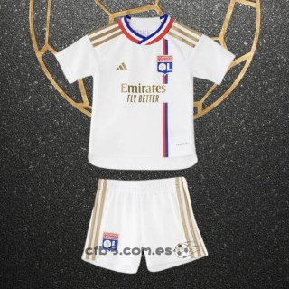 Camiseta Lyon Primera Nino 23-24