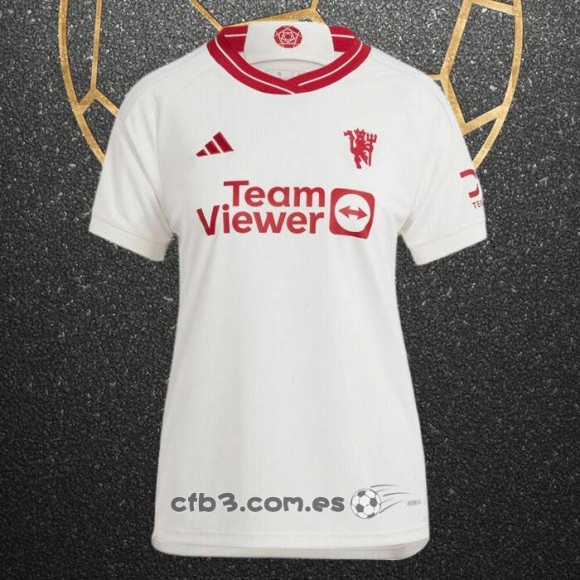 Camiseta Manchester United Tercera Mujer 23-24