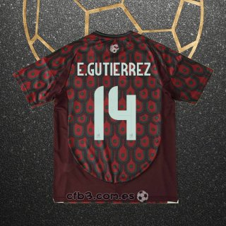 Camiseta Mexico Jugador E.Gutierrez Primera 2024
