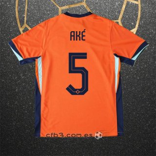 Camiseta Paises Bajos Jugador Ake Primera 2024