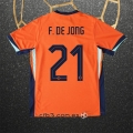 Camiseta Paises Bajos Jugador F. De Jong Primera 2024