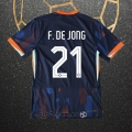 Camiseta Paises Bajos Jugador F. De Jong Segunda 2024