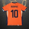 Camiseta Paises Bajos Jugador Memphis Primera 2024