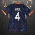 Camiseta Paises Bajos Jugador Virgil Segunda 2024