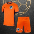 Chandal del Paises Bajos Primera 2024 - Pantalon Corto